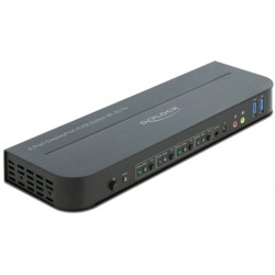 DeLOCK DP 1.4 KVM Switch - 8K 30Hz mit SB 3.2 Gen 1, KVM-Switch
