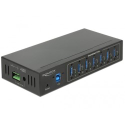 DeLOCK Externer Industrie Hub 7 x USB 3.0 Typ-A, USB-Hub