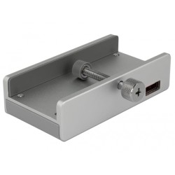 DeLOCK Externer USB 3.0 4 Port Hub mit Feststellschraube, USB-Hub