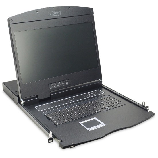 Digitus 19 KVM Konsole 19TFT 8p Cat5, KVM-Switch