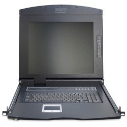 Digitus 19" KVM Konsole 17"TFT 1Port, KVM-Switch