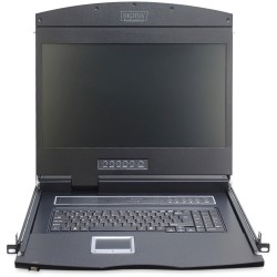 Digitus 19" KVM Konsole 19"TFT 1Port, KVM-Switch