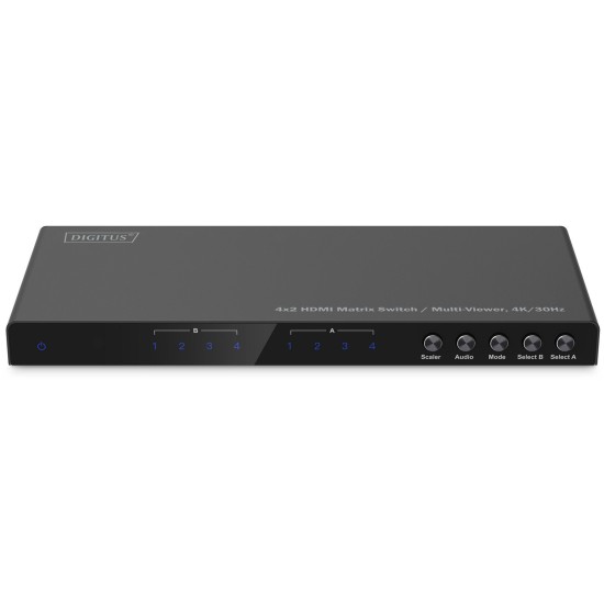 Digitus HDMI Matrix Switch / Multi-Viewer 4x2, HDMI Switch Digitus HDMI Matrix Switch / Multi-Viewer 4x2, HDMI Switch