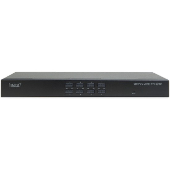 Digitus KVM Switch USB/PS2 8port, KVM-Switch