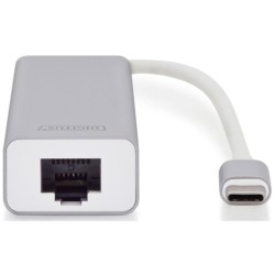 Digitus USB 3.2 Gen 1 Multiport-Hub, USB-C Stecker > 3x USB-A Buchse + RJ-45 Buchse, USB-Hub