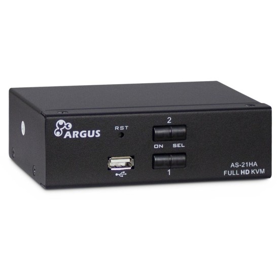 Inter-Tech KVM Switch AS-21HA HDMI, KVM-Switch