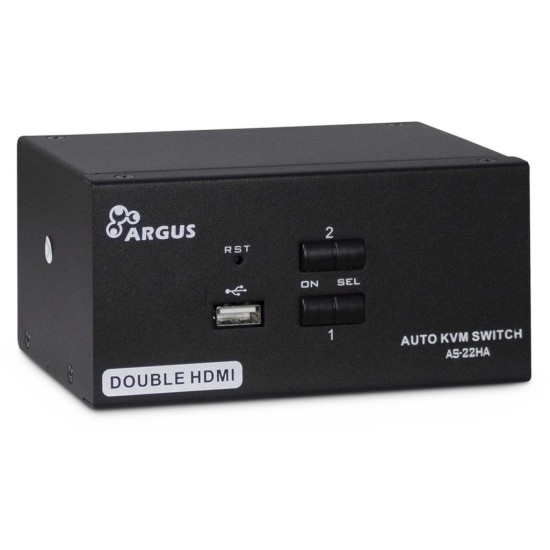 Inter-Tech KVM Switch AS-22HA HDMI, KVM-Switch