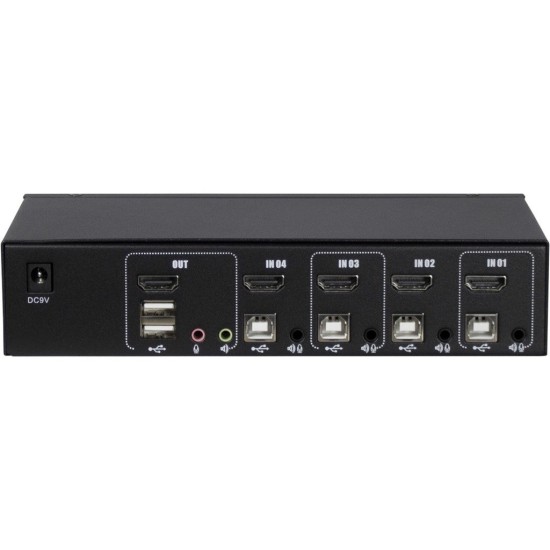 Inter-Tech KVM Switch AS-41HA HDMI, KVM-Switch