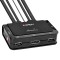 Lindy 2 Port DisplayPort 1.2, USB 2.0 & Audio Cable KVM Switch, KVM-Switch