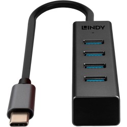 Lindy 4 Port USB 3.2 Gen 1 Typ C, USB-Hub