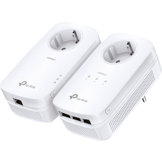 TP-Link TL-PA8033P KIT AV1300 Gigabit Passthrough Powerline Starter Kit TP-Link TL-PA8033P KIT AV1300 Gigabit Passthrough Powerline Starter Kit