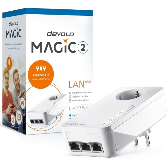devolo Magic 2 LAN triple + Single, Powerline