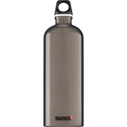 SIGG Alu Traveller Smoked Pearl 1 Liter, Trinkflasche