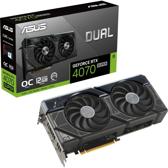 ASUS GeForce RTX 4070 SUPER DUAL OC, Grafikkarte