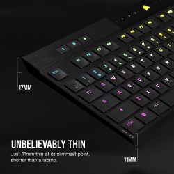 Corsair K100 AIR WIRELESS, Gaming-Tastatur
