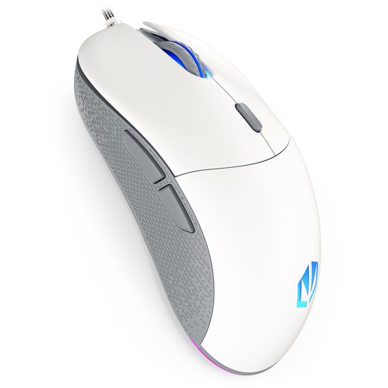 ENDORFY GEM Plus Onyx White, Gaming-Maus