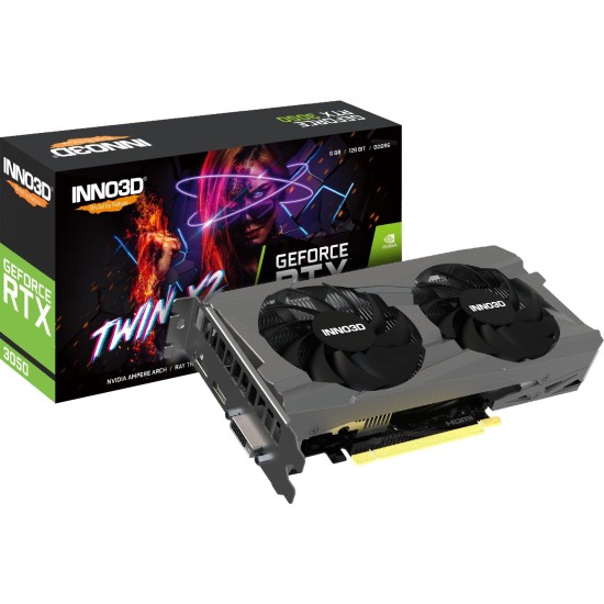 INNO3D GeForce RTX 3050 TWIN X2 6GB, Grafikkarte