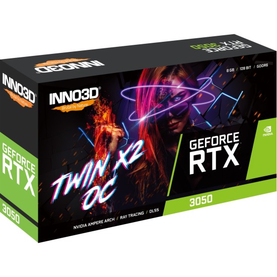 INNO3D GeForce RTX 3050 TWIN X2 OC V2, Grafikkarte