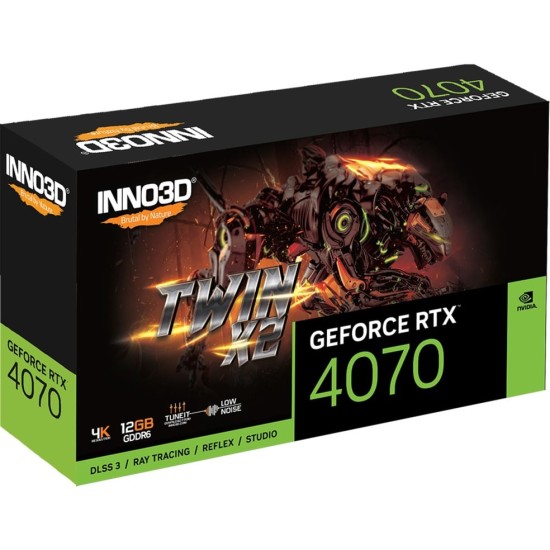 INNO3D GeForce RTX 4070 TWIN X2, Grafikkarte