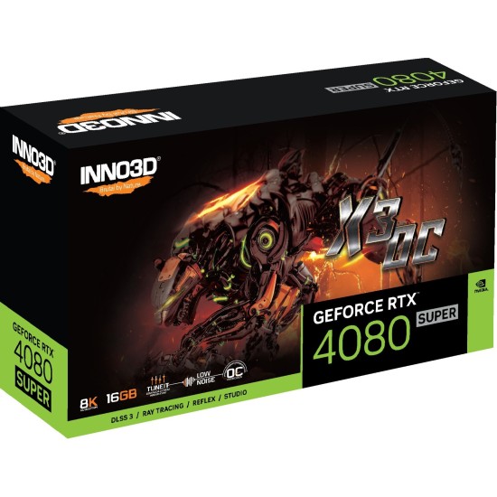 INNO3D GeForce RTX 4080 SUPER X3 OC, Grafikkarte