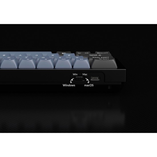 Keychron Q9 Barebone ISO Knob, Gaming-Tastatur