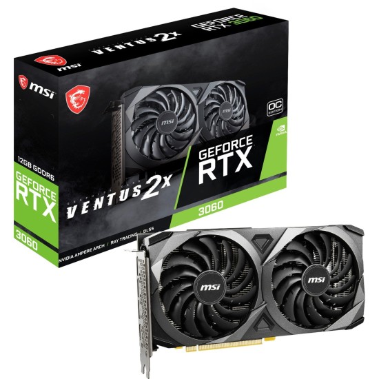 MSI GeForce RTX 3060 VENTUS 2X 12G OC, Grafikkarte