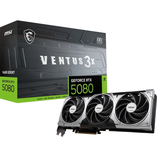 MSI GeForce RTX 5080 VENTUS 3X OC, Grafikkarte