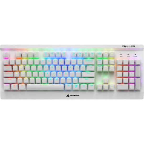 Sharkoon SKILLER SGK3 White, Gaming-Tastatur