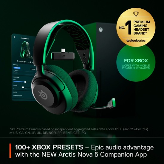 SteelSeries Arctis Nova 5X Wireless, Gaming-Headset