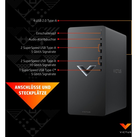 Victus by HP 15L Gaming Desktop TG02-2211ng, Gaming-PC