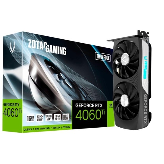 ZOTAC GeForce RTX 4060 Ti 16GB Twin Edge OC, Grafikkarte