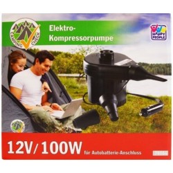 Happy People Elektro-Kompressorpumpe 12V 100 Watt, Luftpumpe