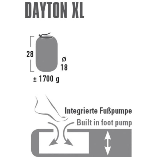 High Peak Thermo-Camping-Luftmatratze Dayton XL 41007