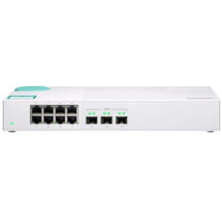 QNAP QSW-308S Unmanaged Switch 8x RJ45, 3x SFP+ QNAP QSW-308S Unmanaged Switch 8x RJ45, 3x SFP+