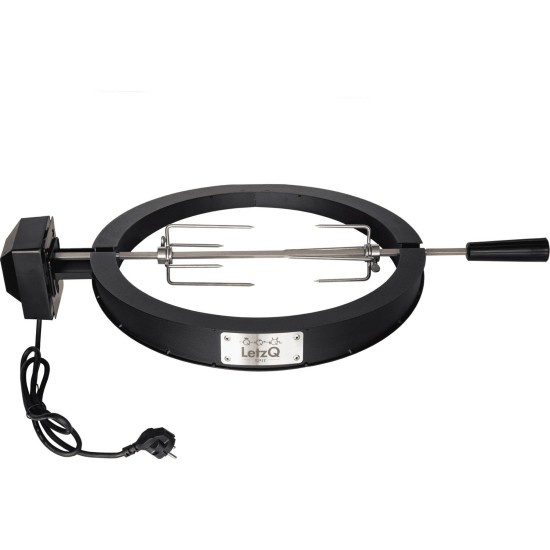 Big Green Egg Drehspieß LetzQ Spit, 15", 5-teiliges Set, Grillspieß