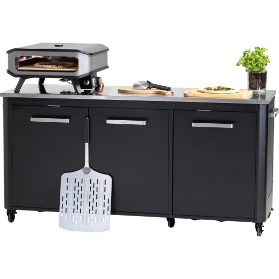 Cozze Pizzaschaufel mit Löchern, 40 x 35cm, Grillbesteck