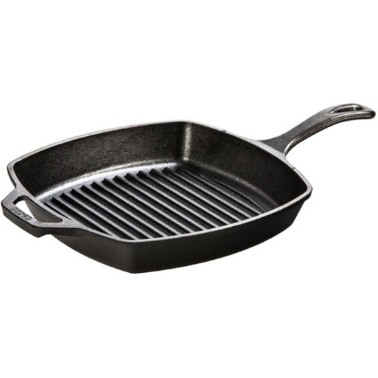Lodge Grillpfanne L8SGP3 eckig, mit Stiel und Griff