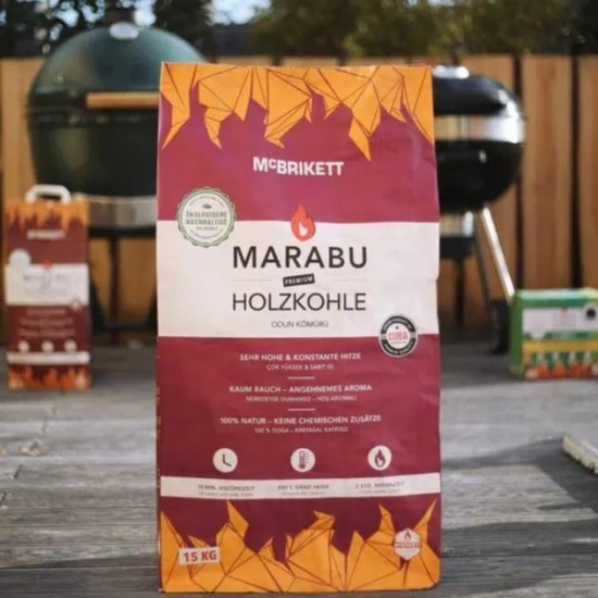 MCBrikett Marabu Holzkohle, 15kg
