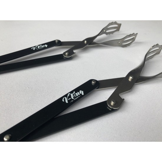 Moesta Grillzange V-tong kurz, Grillbesteck