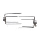 Moesta Rotisserie-Set für Smokin' PizzaRing, für 47cm + 50cm Kugelgrill, Grillspieß