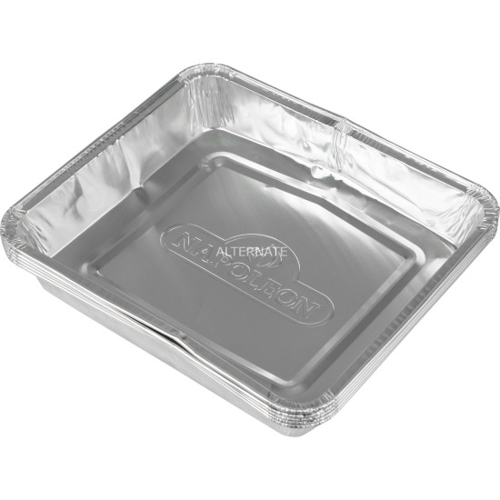 Napoleon Alu-Fettauffangschalen 16,5cm x 16cm für TravelQ-Serie, Tropfschale
