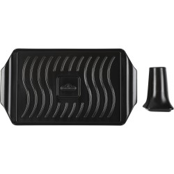 Napoleon Keramische Grillplatte 43 x 25cm, mit Geflügelhalter