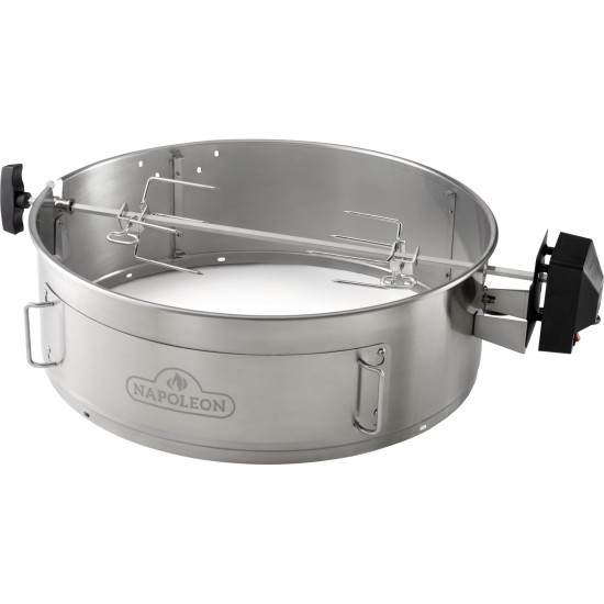 Napoleon Rotisserie Heavy Duty, für Holzkohle Kugelgrill Ø 57cm, Grillspieß