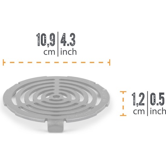 Petromax Einsatz für Atago Grillplatte, Grillrost