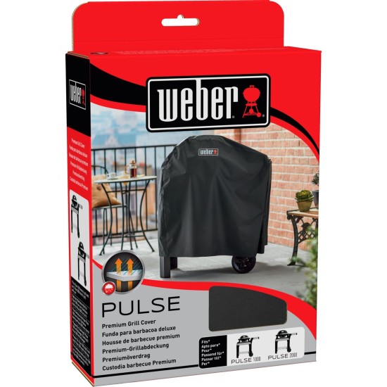 Weber 7181 Premium Haube für Pulse+Wagen, Schutzhaube