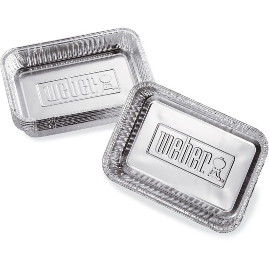 Weber Alu-Tropf­scha­len 6415, klein, 10 Stück, Tropfschale