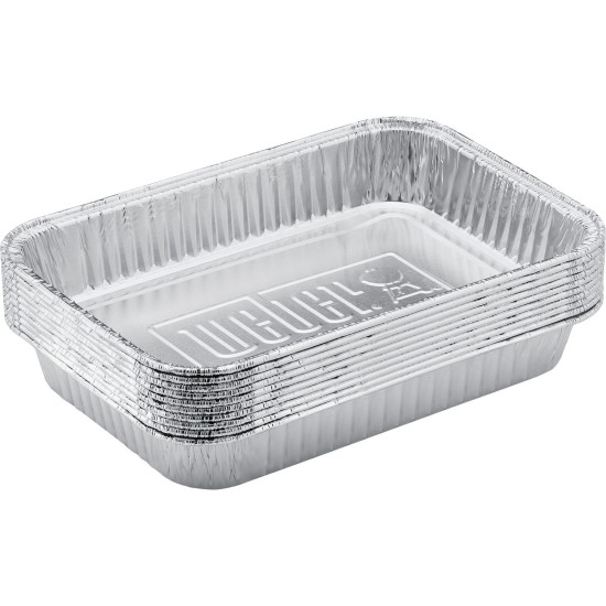 Weber Alu-Tropf­scha­len 6415, klein, 10 Stück, Tropfschale
