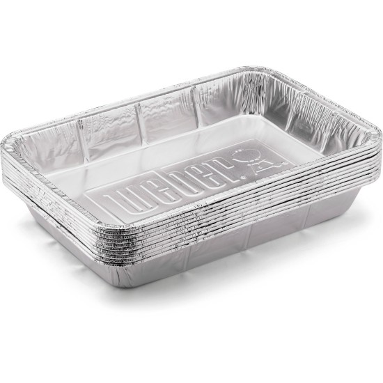 Weber Alu-Tropfschalen 6416, groß, 10 Stück