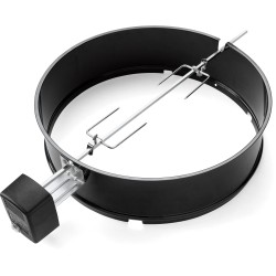 Weber Drehspieß 7494 für Holzkohlegrills mit Ø 57cm, Grillspieß