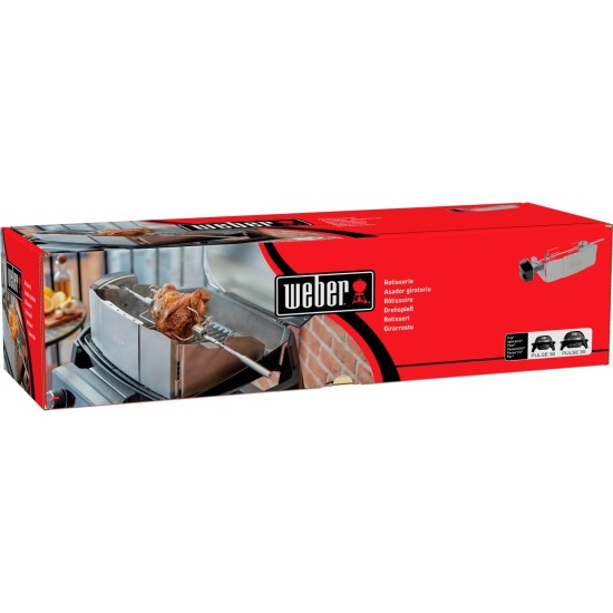 Weber Drehspieß 7660 für Pulse 1000 / 2000, Grillspieß